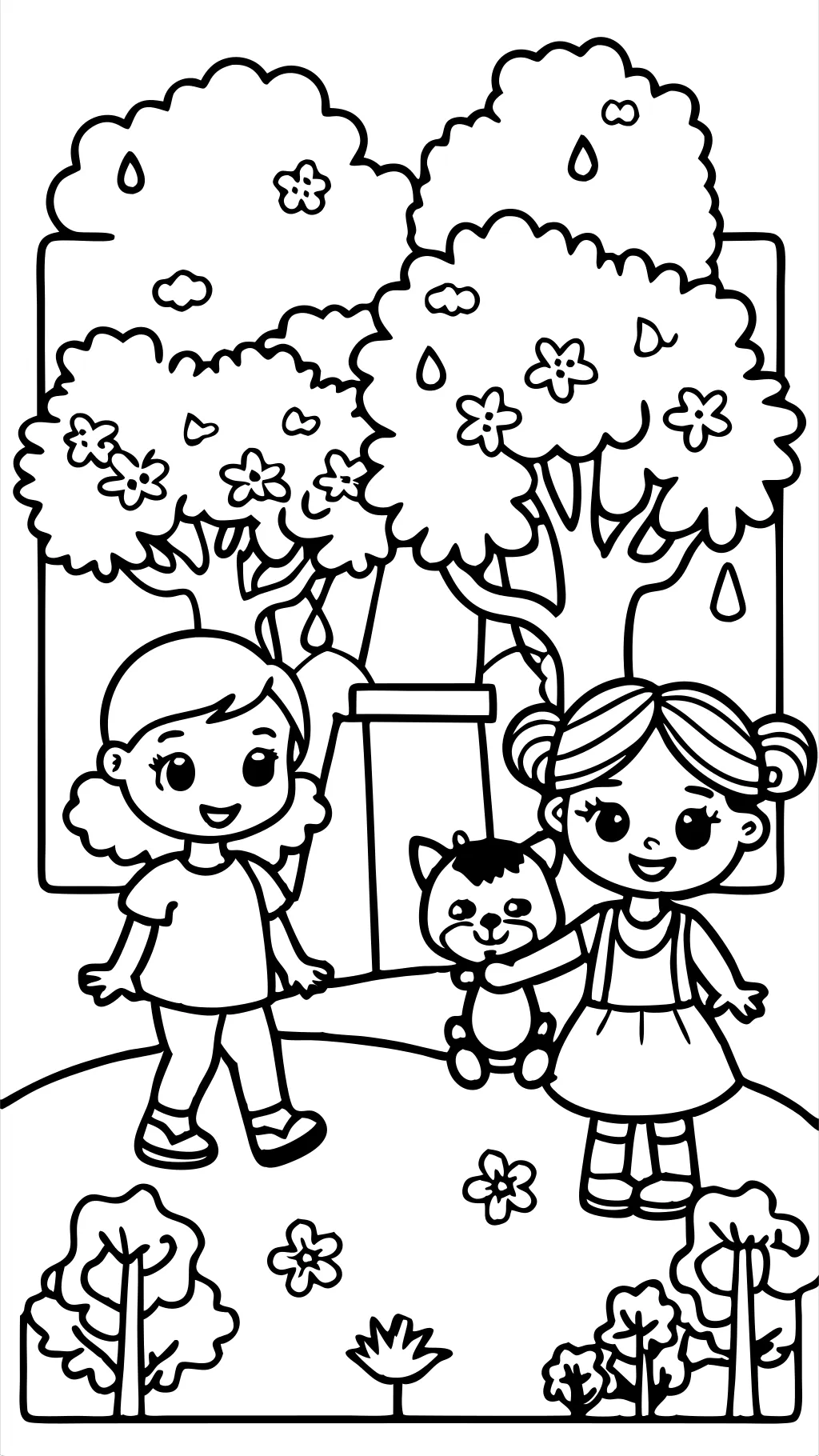 big sister coloring pages